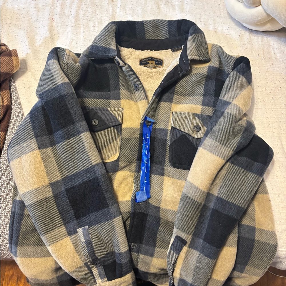Plaid Shirt Jacket for Men